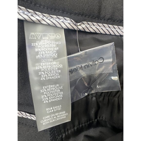 Calvin Klein Womens Classic Fit Black Trousers Pants 14  Relaxed Hip & Thighs - Picture 4 of 9